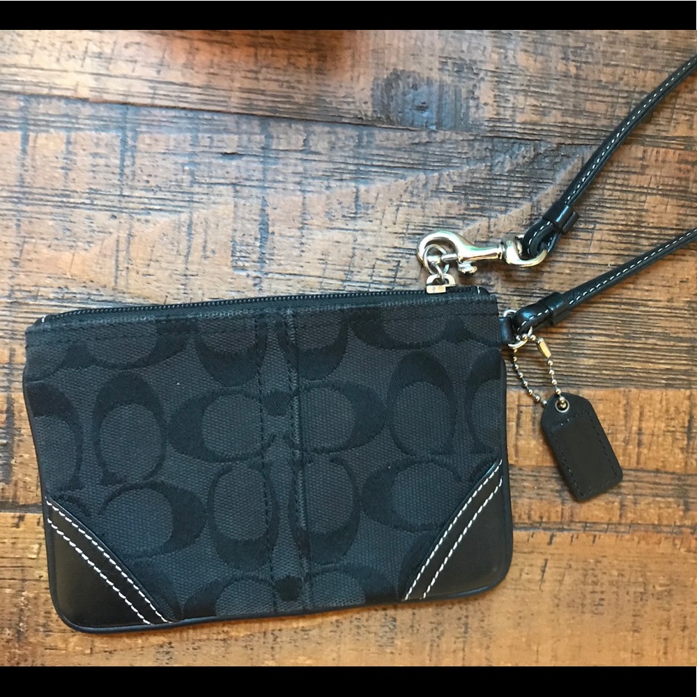 Used condition Coach wristlet